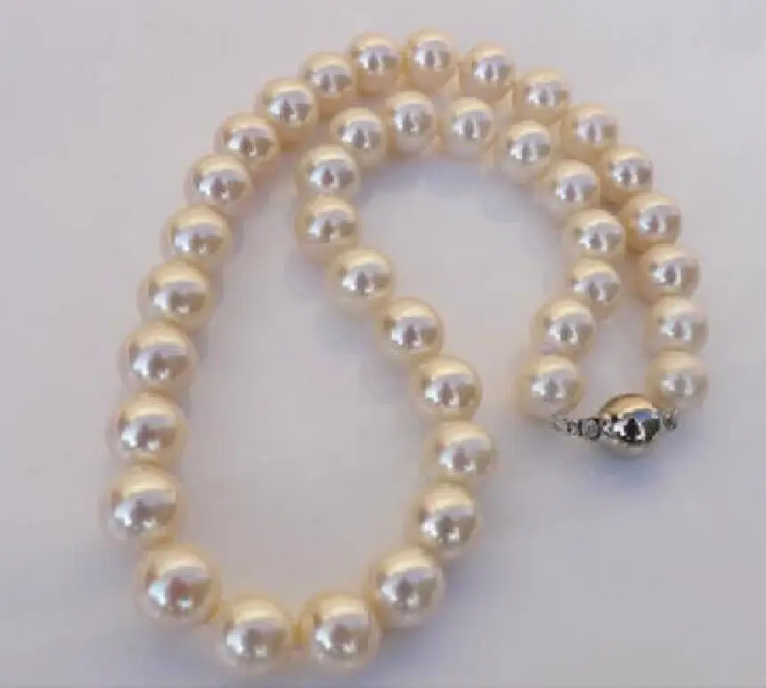 

FREE SHIPPING HOT sell new Style >>>>GORGEOUS 18" HUGE AAA 10-11MM ROUND SOUTH SEA PINK NATURAL PEARL NECKLACE