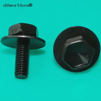 

shhworldsea auto metal fastener zinc black hexagon tapping screw for toyota 90119-05021
