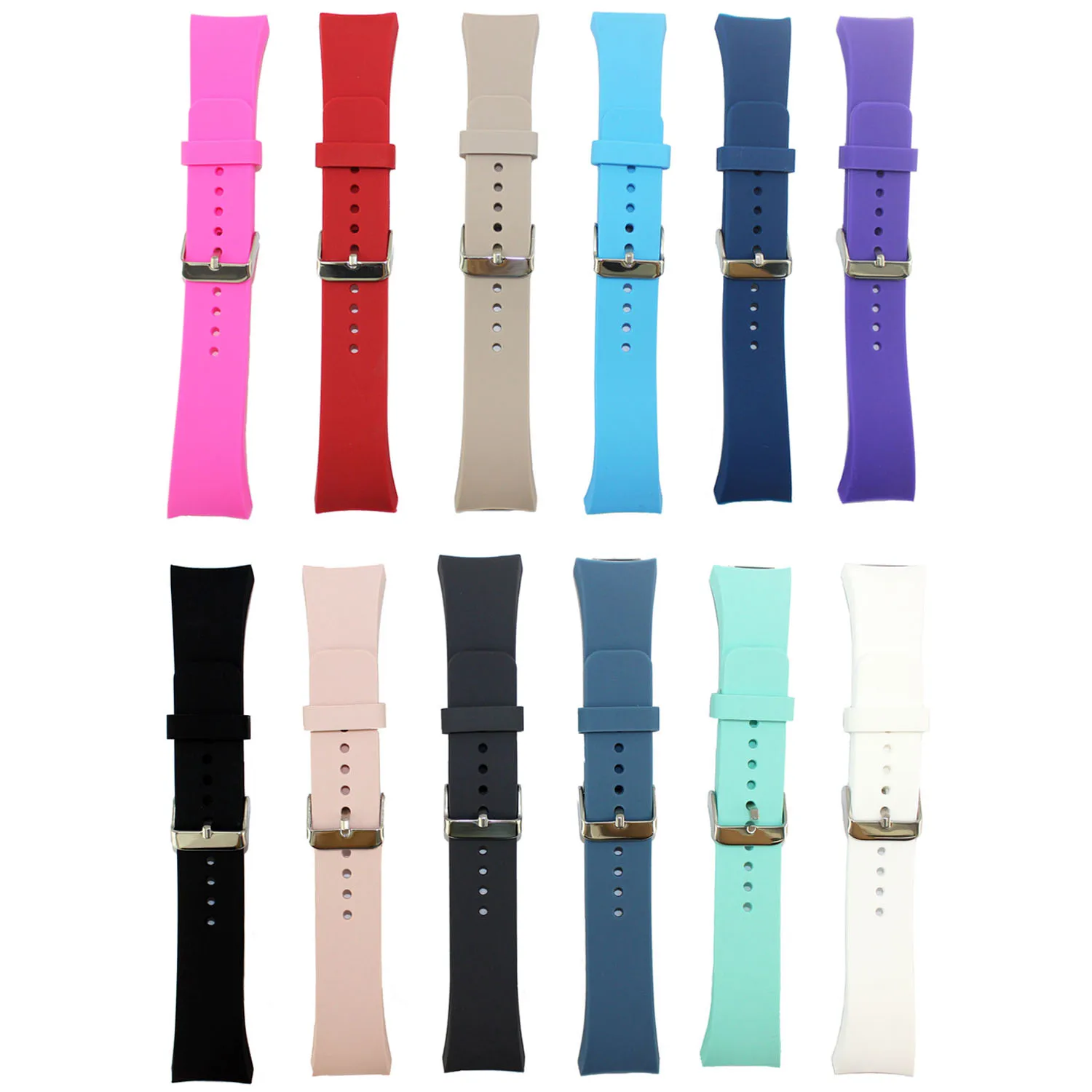 Ceramic Wristband For Samsung Galaxy Watch 46mm Strap For Samsung Sports Silicone Wrist Strap for Samsung Galaxy Gear S2 Band SM R720 Replacement Watchband Bracelet