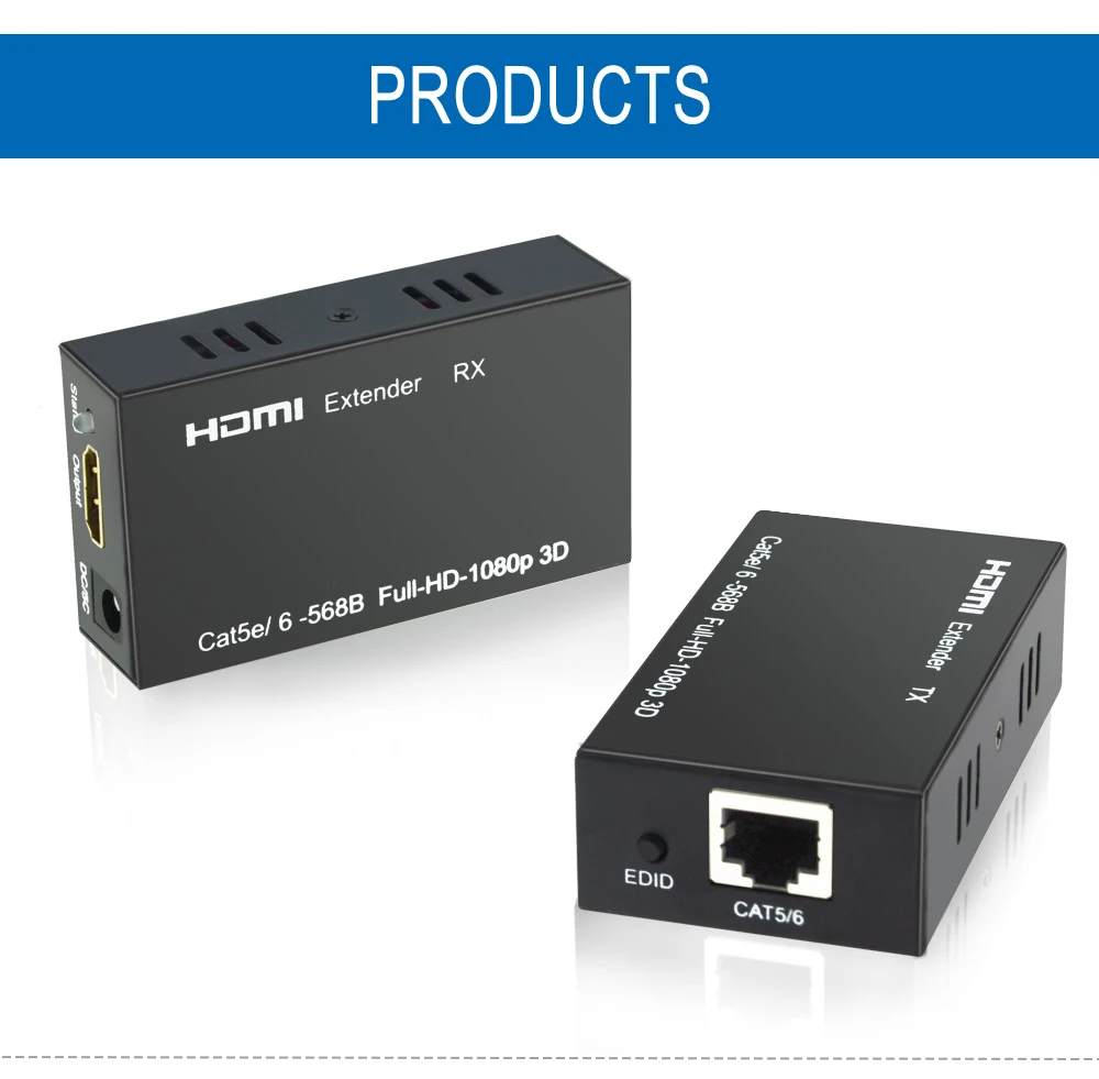 196ft HDMI удлинитель Aikexin 60 м Extensor hdmi-удлинитель Протокола по Lan кабель cat5e/6 Поддержка 3D 1080 p с передатчиком+ приемник