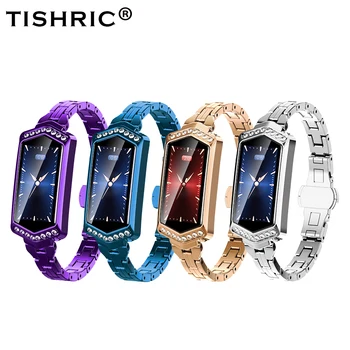 

TISHRIC Lady Fashion Smart Bracelet Smart Watch Fitness Tracker Pedometer Pulsera Inteligente Heart Rate Monitor Smart Relogio
