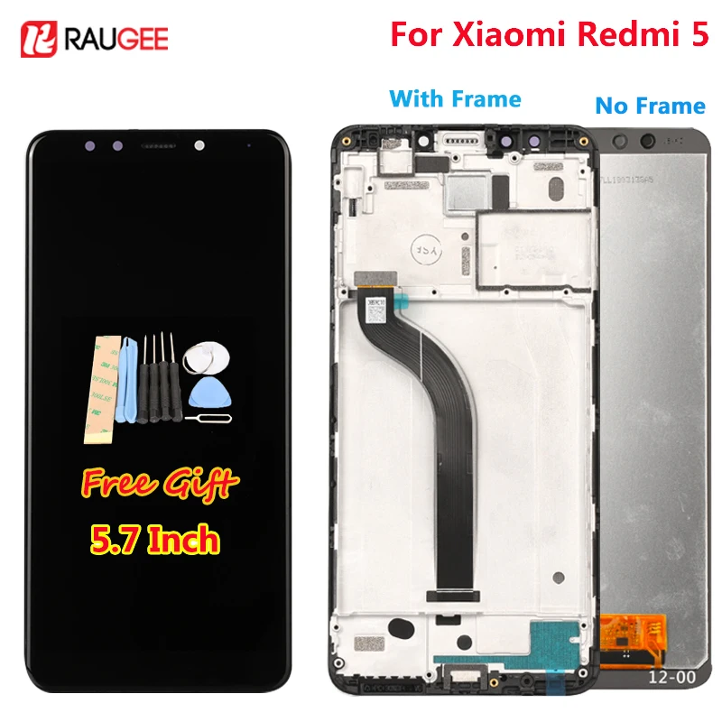 Продажа Для Xiaomi Redmi 5 ЖК дисплей + сенсорный экран 5,7 дюймов тест хорошо новый дигитайзер сборка замена экрана для Xiaomi Redmi 5