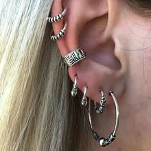 1 комплект, распродажа, женские круглые металлические богемные серьги, серьги-кольца для женщин, ювелирные изделия из букле, ослепительные серьги с фианитами и опалом