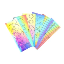 Bonnie Choice голографические цветные тестовые наклейки 3D полые 3D клеящиеся тестовые наклейки губная помада тени для век инструменты для макияжа