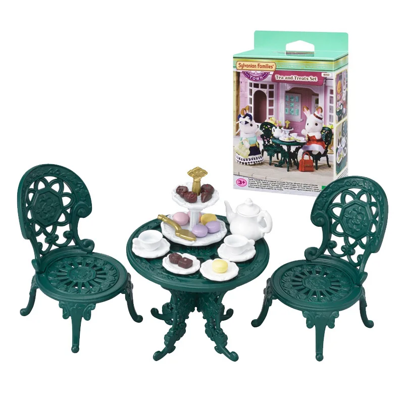Набор аксессуаров для кукольного домика Sylvanian Families городской набор чая и