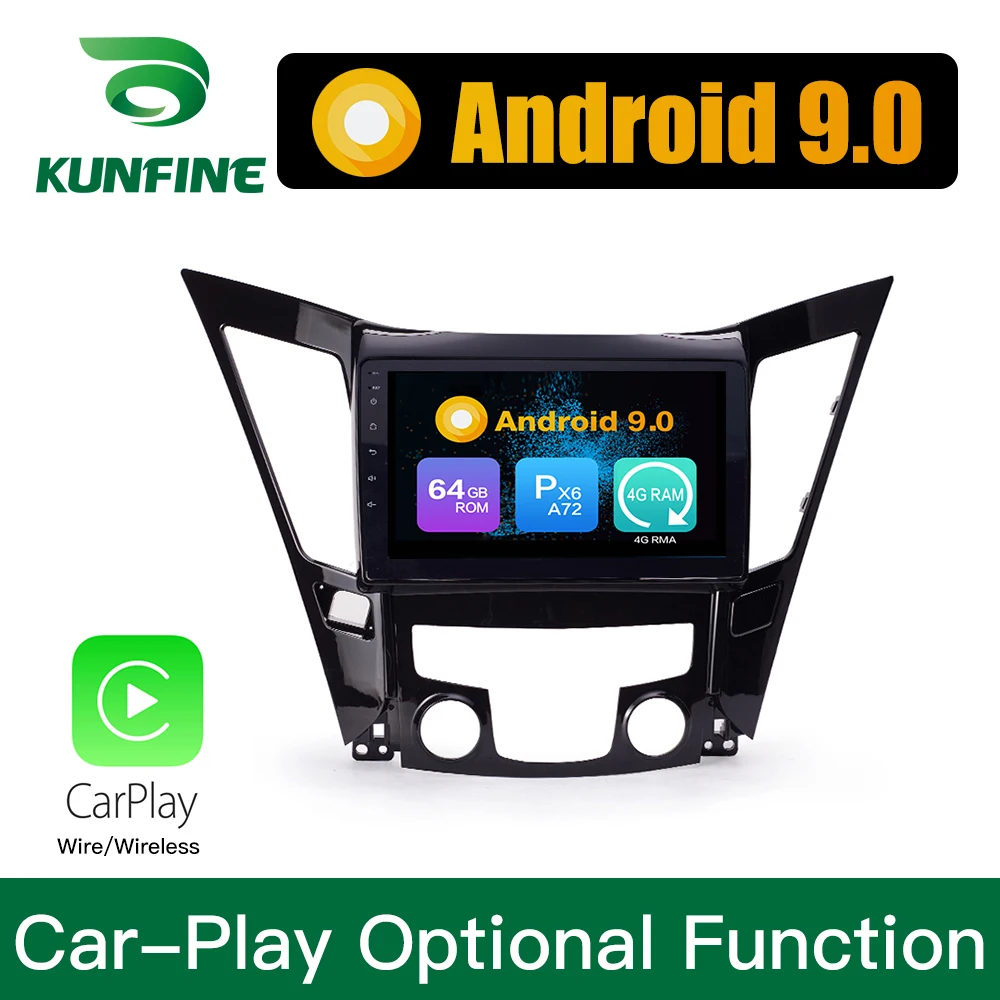 Android 9 0 Ram 4G Rom 64G PX6 Cortex A72 автомобильный DVD GPS мультимедийный плеер стерео для Hyundai