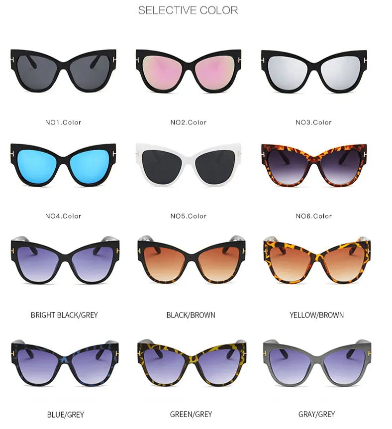 SIMPRECT, негабаритные, кошачий глаз, солнцезащитные очки, женские,, зеркальные, большие, кошачий глаз, солнцезащитные очки, модные, Ретро стиль, брендовые, дизайнерские, солнцезащитные очки YJ0101