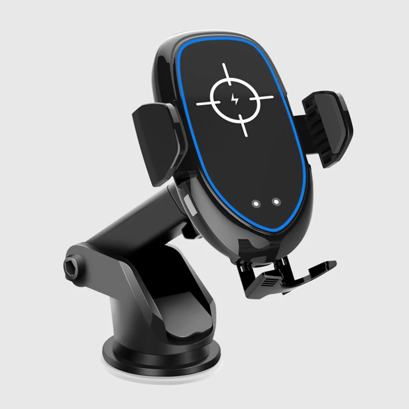 Universal Qi Standard Wireless Charger Automatic Infrared Induction Sensor Smart Car Phone Holder For iPhoneX Xr Xs Xs Max 8 7 6 Universal Qi Standard Wireless Charger Automatic Infrared Induction Sensor Smart Car Phone Holder For iPhoneX Xr Xs Xs Max 8 7 6