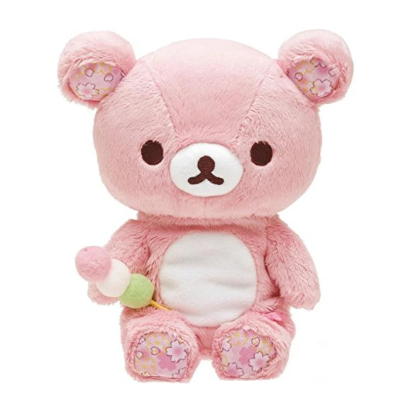 Kawaii розовый медведь Сакура плюшевые игрушки куклы Rilakkuma Ленивец медведи мягкие животные куклы Детские подушки для девочек Подарки на день рождения