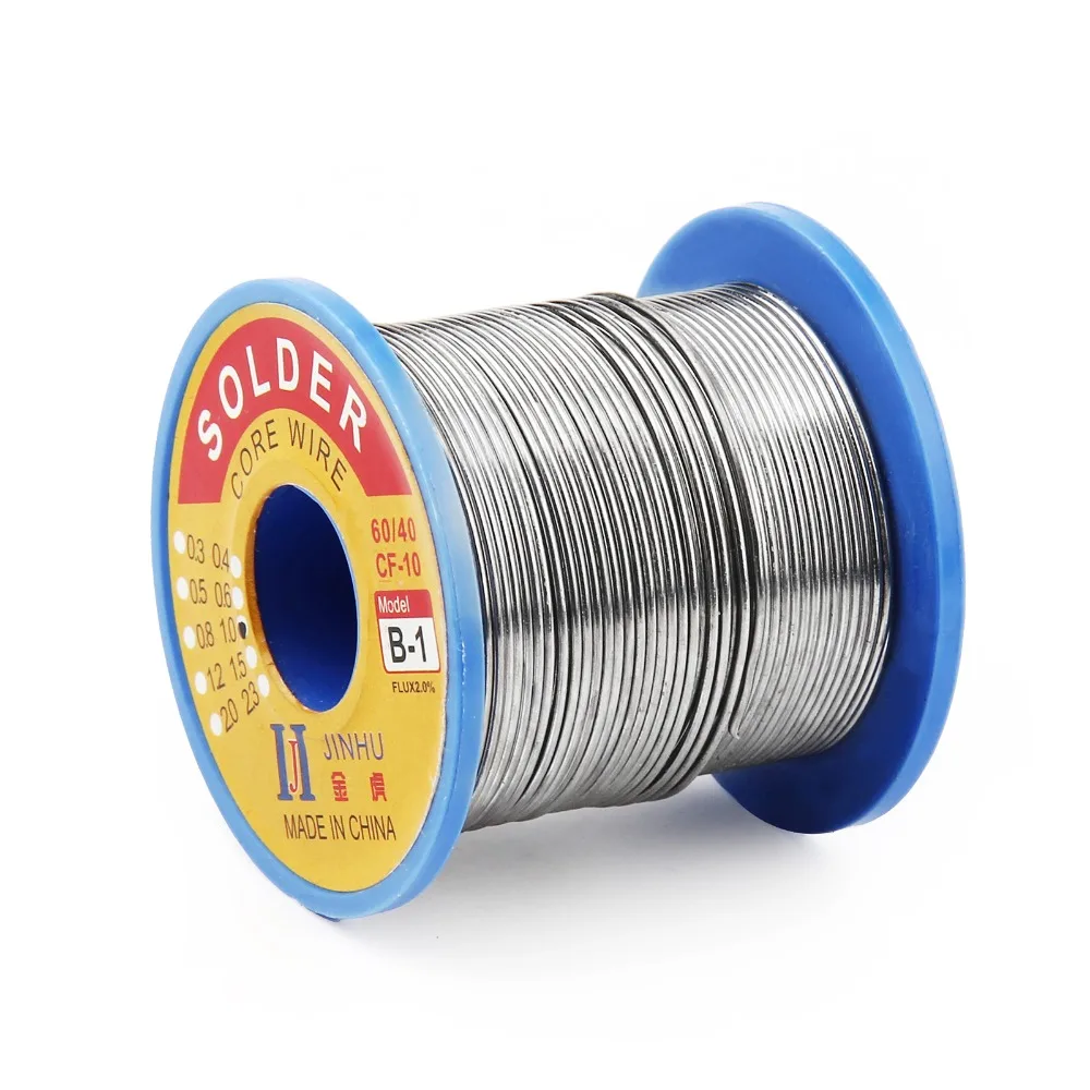 

250g 0.5mm 0.6mm 0.8mm 1.0mm 2.0mm 60/40 Tin Lead Rosin Core Solder Wire for Electrical repair, IC repair