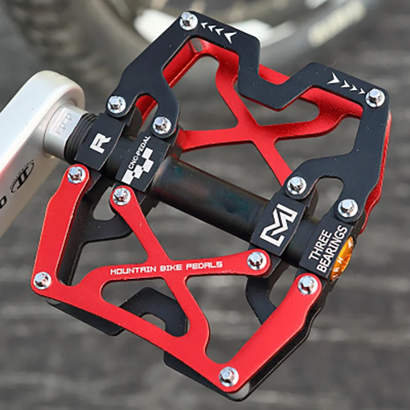 

Mountain Bike Ultralight Pedals Aluminum Alloy Axle For MTB Road Cycling 3 Bearing Bicycle Pedal