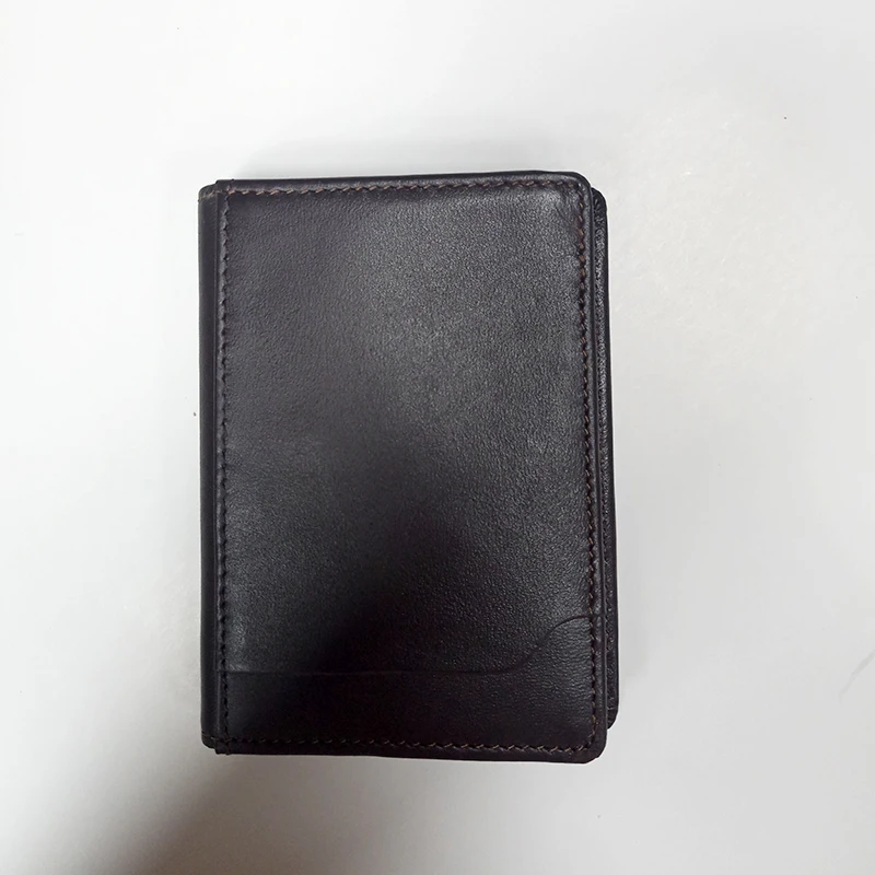 Из натуральной кожи мини кредитный карточный кошелек бумажник держатель для карт s мужской кошелек тонкий маленький холдер для банковских