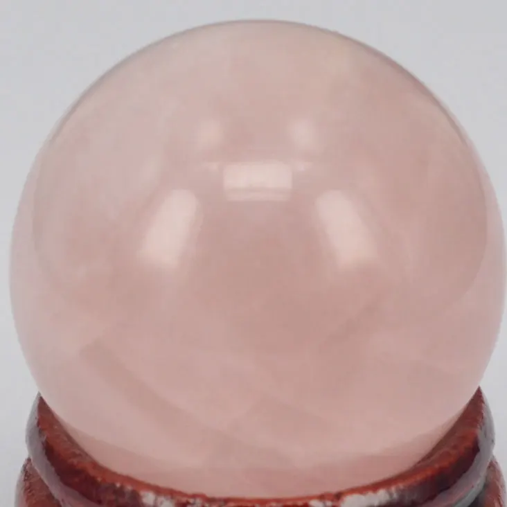 Free Shipping Natural Stone Gemstone 30MM Rose Quartz Sphere Crystal Ball Chakra Healing Reiki Stone Carving Crafts