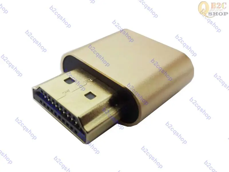 Адаптер Виртуального дисплея HDMI-совместимый 1 4 DDC EDID Безголовый для GPU