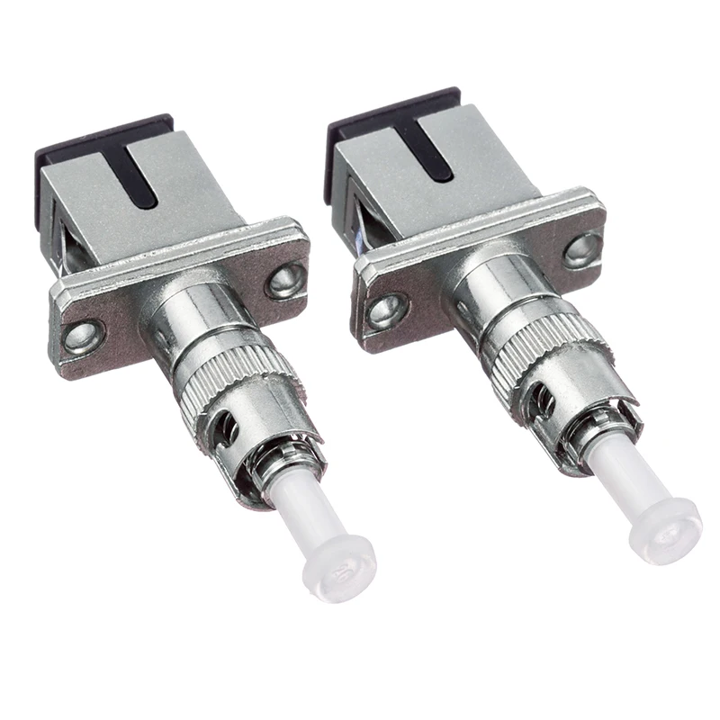 

2pcs Fiber adapter SC female ST male optical fiber adaptor fiber adapter types