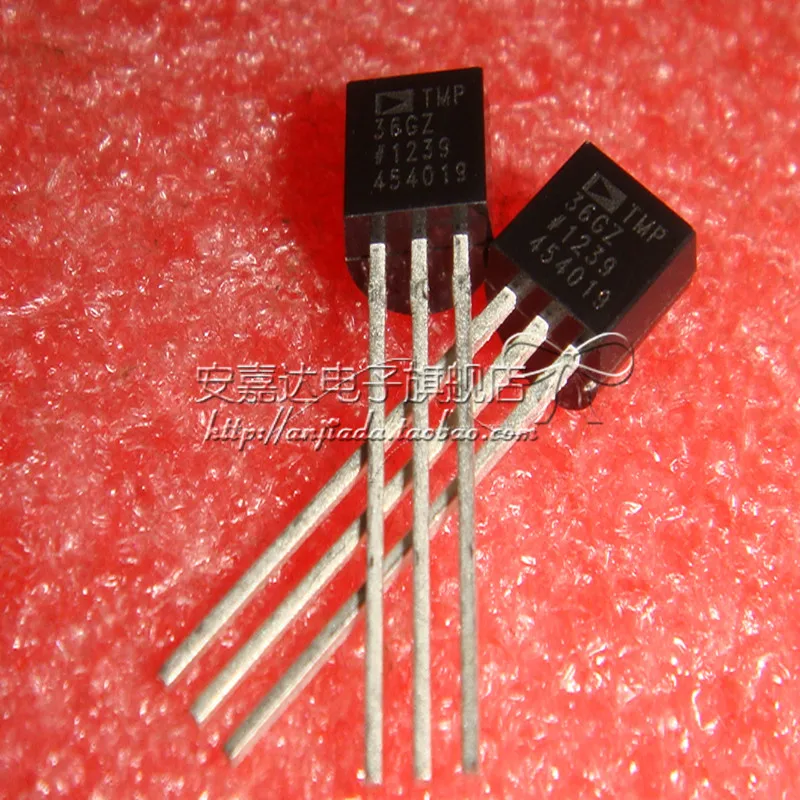 5pcs/lot Low Voltage Temperature Sensor TMP36 TMP36GT9Z TMP36GRTZ TO 92
