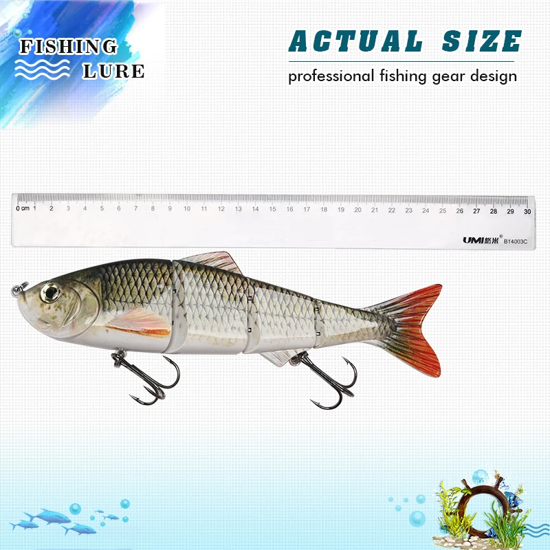 DONQL Fishing Lure 4 Segment Lifelike Fishing Hard Bait 21g 64g 84g Crankbaits Fishing Lures Wobblers Crankbait pesca Jig (4)