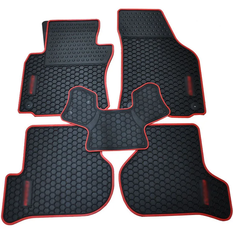 Genuine Dedicated Front&Rear Floor Slip resistant Rubber Mats for Skoda