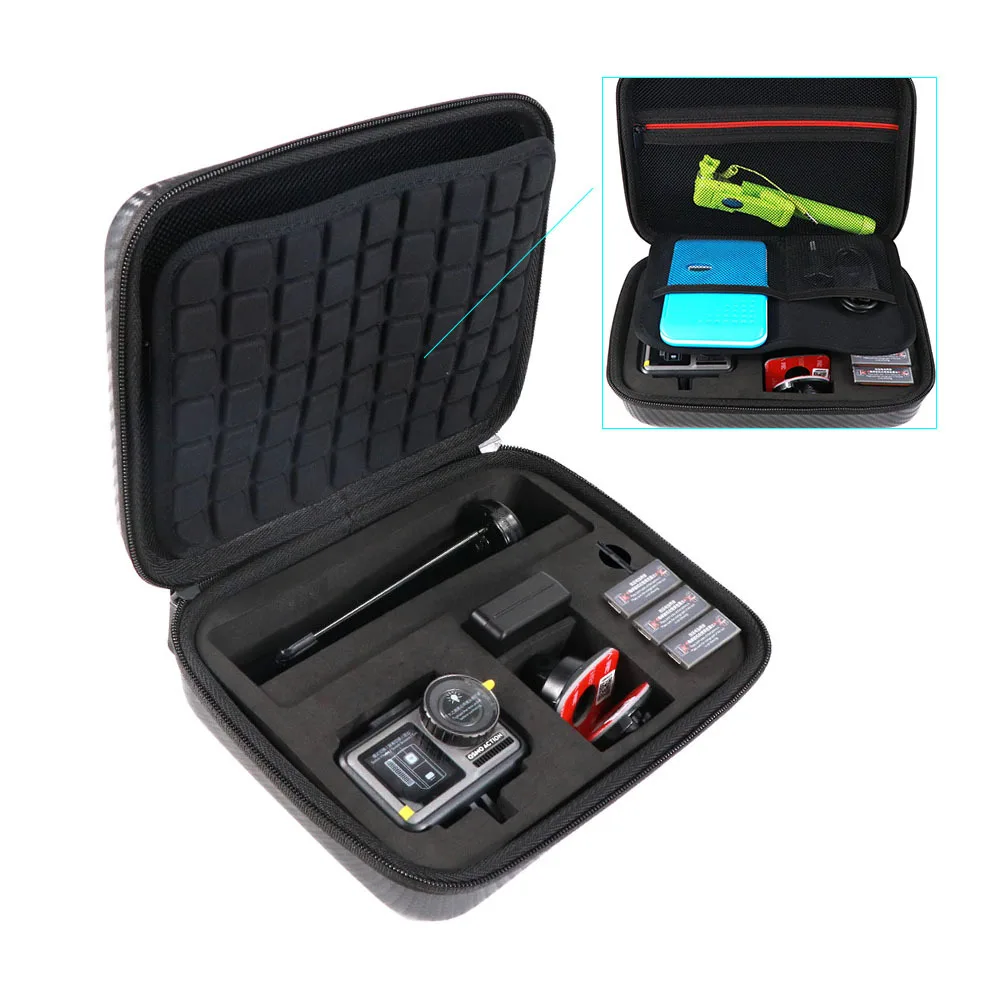 

2019 Newest EVA DJI OSMO Action Camera Carrying Case Waterproof Portable Bag Storage Box for DJI Osmo Action And Accessories