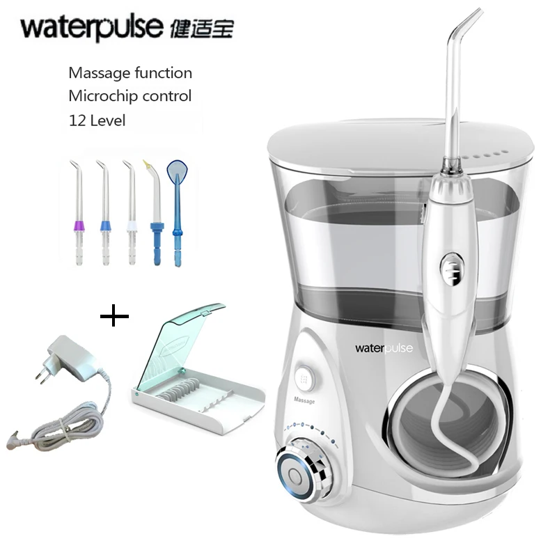 

Oral Irrigator Portable Dental Flosser 4 pcs. Jet Electronic Water Flosser Irrigator Teeth Care