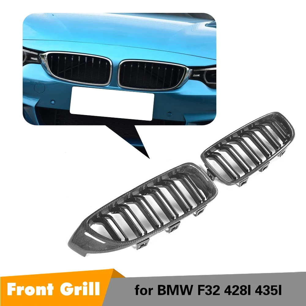 Передняя решетка радиатора из углеродного волокна ABS для BMW 4 серии F32 F33 F36 F82 F83 M4 F80