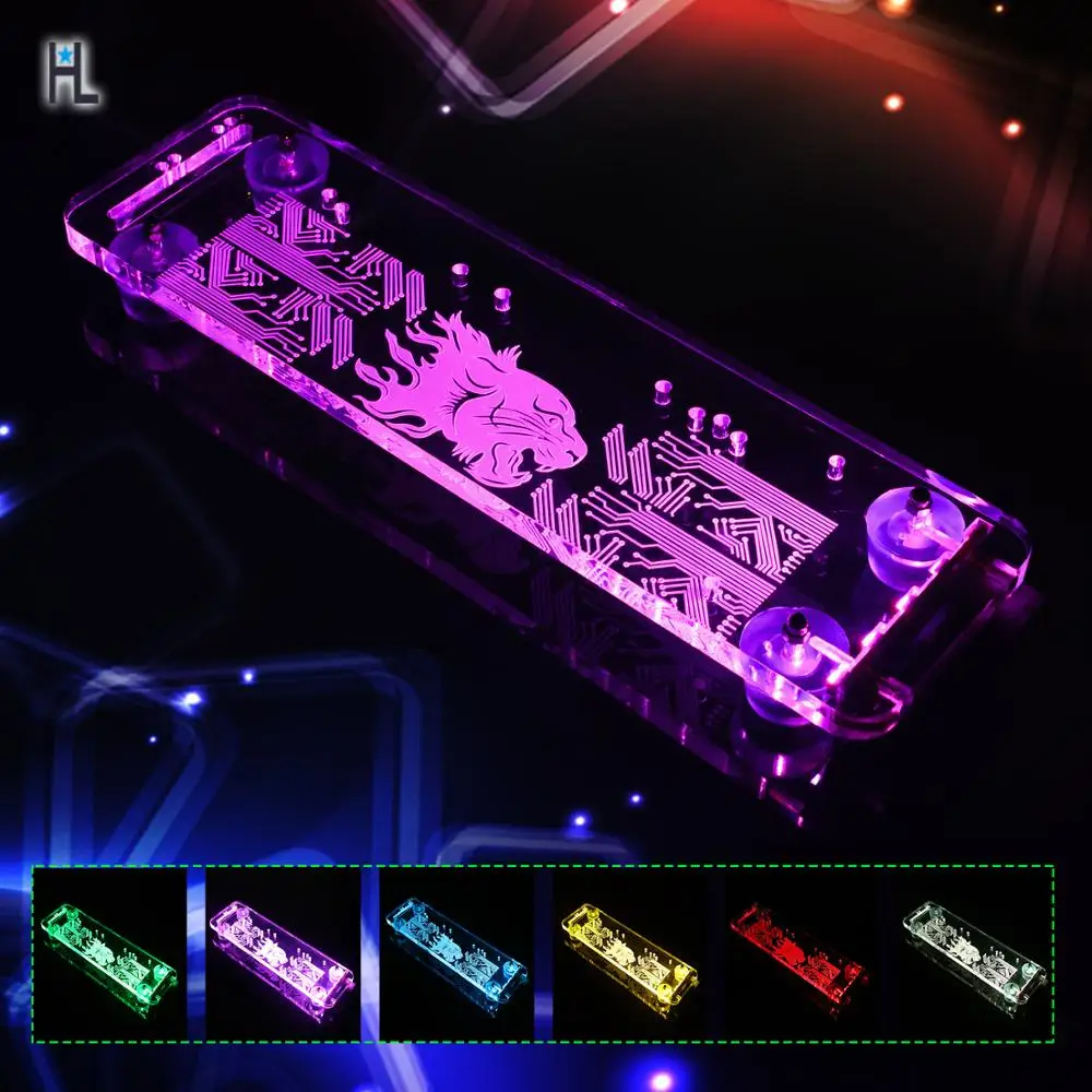Кронштейн для видеокарты PCI- E 3 0 16X вертикальный кронштейн/основание с RGB