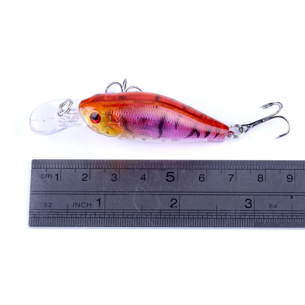 1 шт. 70 мм вес: 9 гр мини Crazy колебание Pesca воблер жесткие приманки искусственные