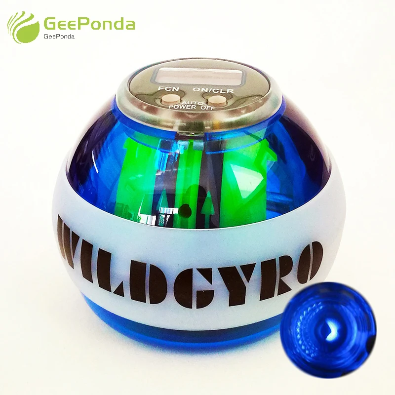 GeePonda Lighting Counting Gyroscope Force Ball Home Gym Exercise Equipment Gyro Wrist Power Ball Auto Fitness Forearm Trainer GeePonda Lighting Counting Gyroscope Force Ball Home Gym Exercise Equipment Gyro Wrist Power Ball Auto Fitness Forearm Trainer