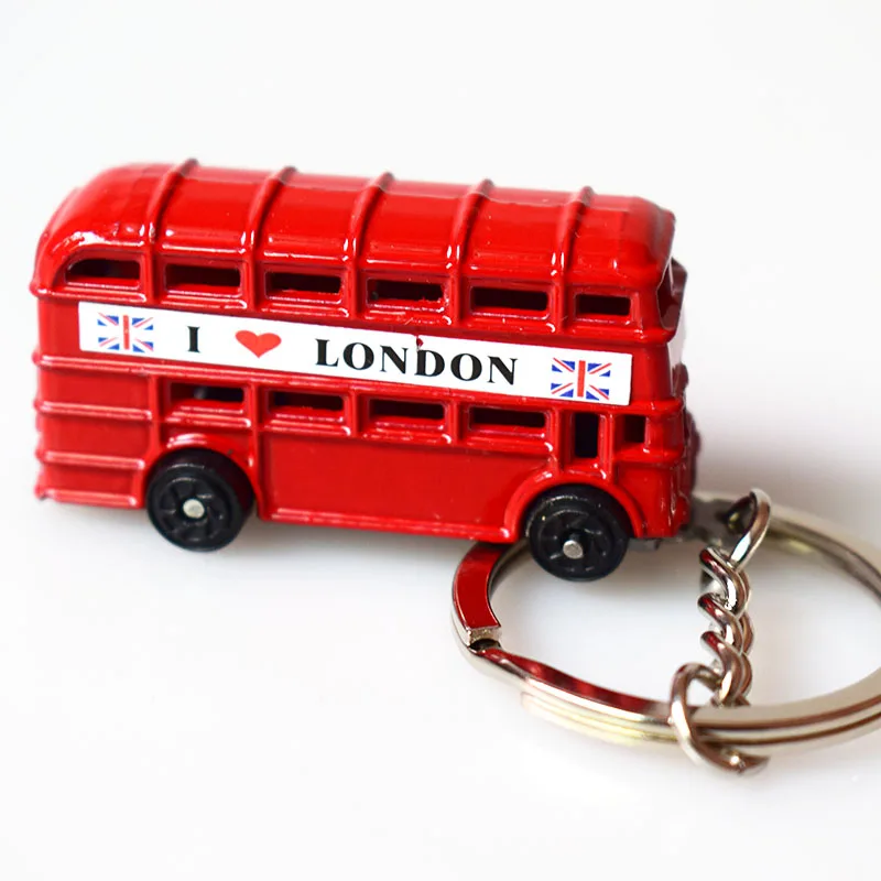 Exquisite UK i love London red bus key chains high quality personality silver plated | Украшения и аксессуары