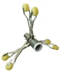 

Vicam 2pcs Push Camera Skids, Stainless Steel Roller skids for 50mm Pan Tilt Pipe Inspection Camera Head