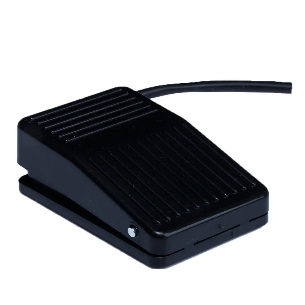 

Hot Sale 1pc Plastic Electric Metal SPDT Momentary Security Alarm Nonslip Push Button Switch Power Foot Pedal High Quality