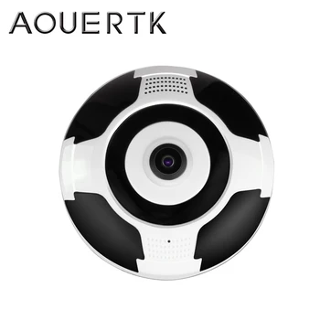 

AOUERTK 360 Degree 960P Camera video intercom surveillance with SD Card Slot WiFi Full View WIFI IP Camera WiFi Mini CCTV
