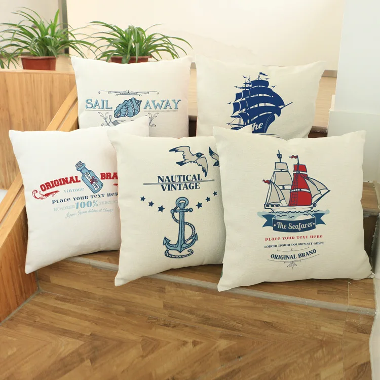 45*45 см Европа и Америка по домашнему парусник pattern печать Жидкости Системы