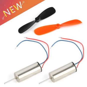 

4pcs DC3.7-4.2V 716 7*16MM Micro DIY Helicopter Coreless DC Motor With Propeller Great Torque High Speed Motor