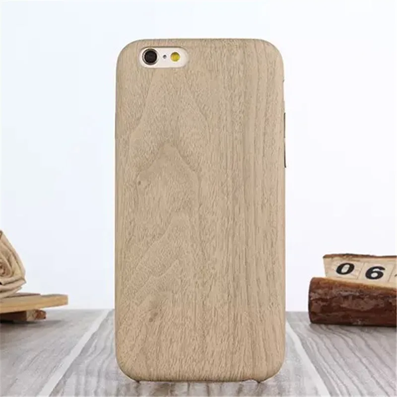 Slim Luxury Texture TPU Soft Wood Grain Phone Case For Apple IPhone 6