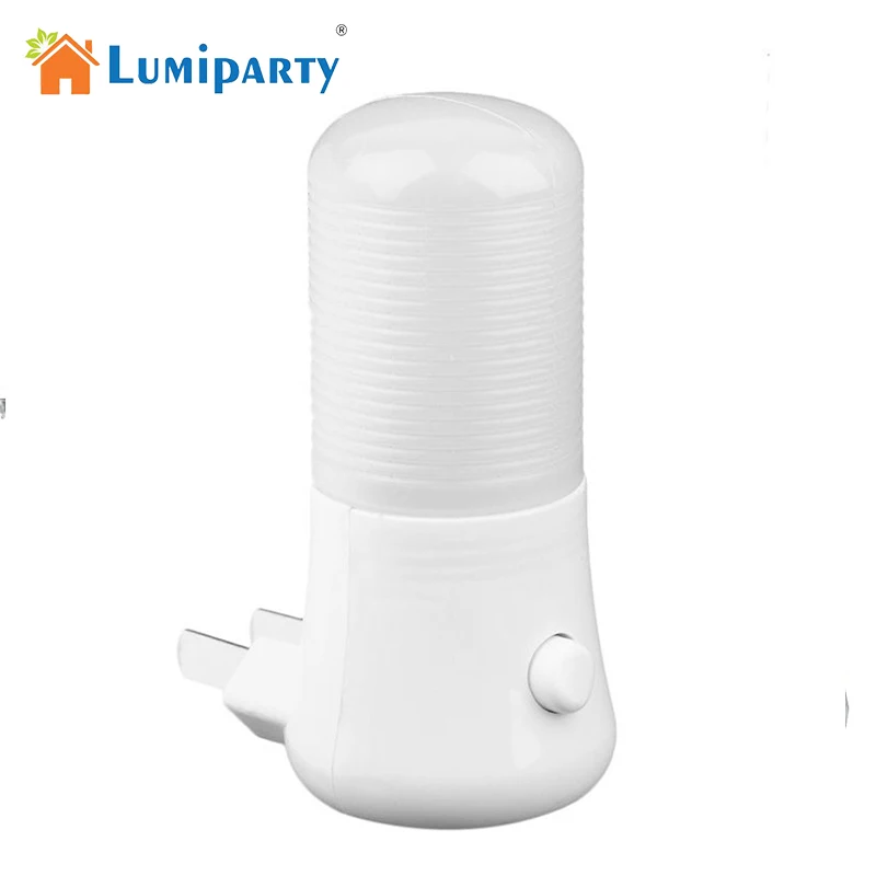 LumiParty 3W Plug in Wall Manual On/Off Switch Mini LED Night Light