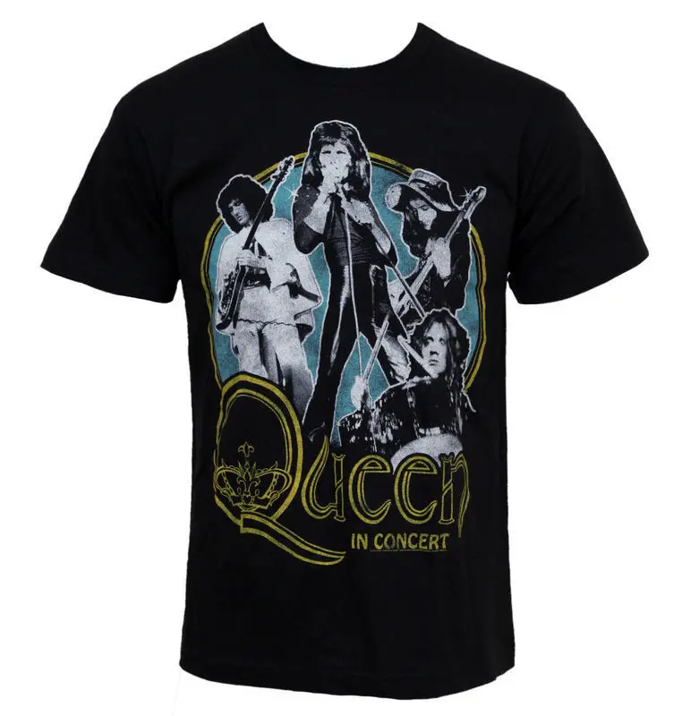Herren футболка Queen в концерт-l | Мужская одежда