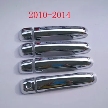 

Door Handle Covers for Toyota Land Cruiser Prado 2010 2012 2014 Automobile Chrome Trim Car Styling Stickers Accessories 8 Pcs