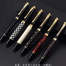Jinhao 500 роскошная белая металлическая роликовая шариковая ручка серии для учебы и офиса Ручка Гладкий Фирменный Подарок jinhao X750