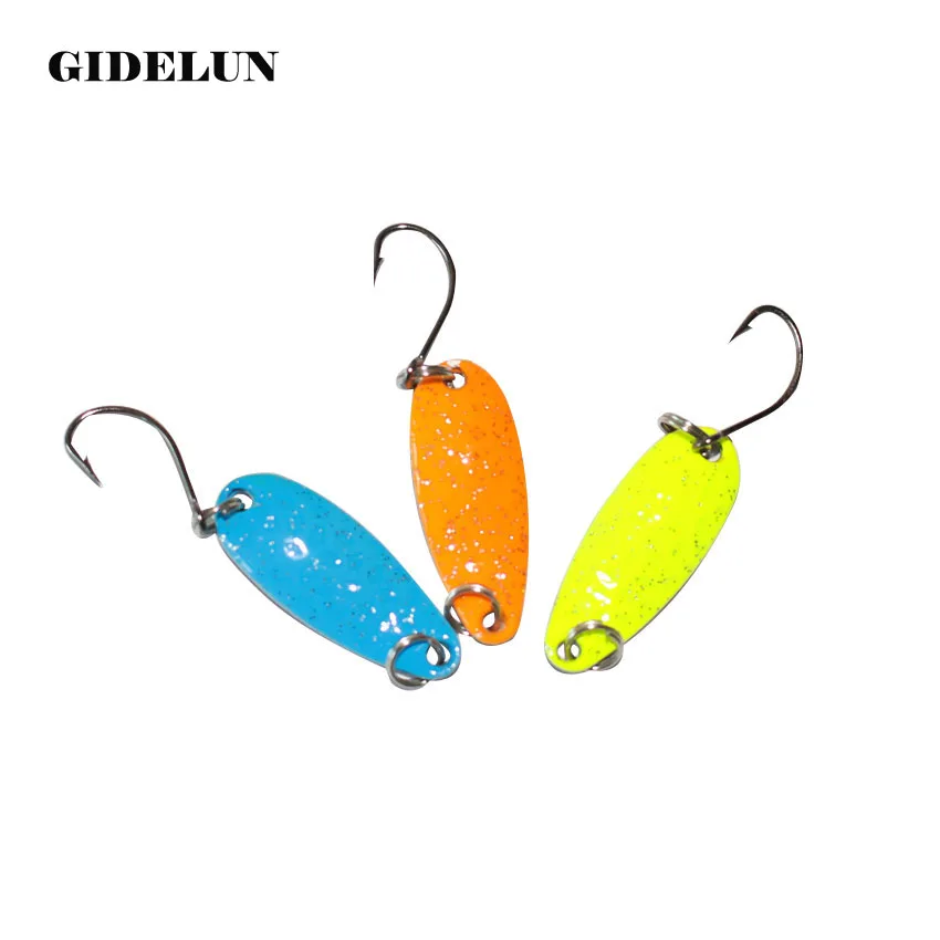 

new fishing lure copper spoon lure 2.9cm/4g colorful metal bait artificial fishing lure trout lure pesca fishing tackle