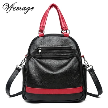 

Vfemage Luxury Backpack Women Bags Fashion Small Backpack Ladies Travel Bags Multifunction Mini Bookbag for Girls Sac a Dos