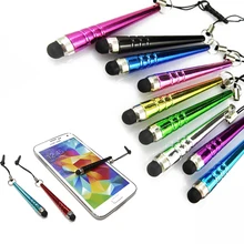 Новые практичные 10 шт. ручки для сенсорного экрана планшетного телефона разноцветные универсальные стилус iPod PC легко носить с собой металлический каучук