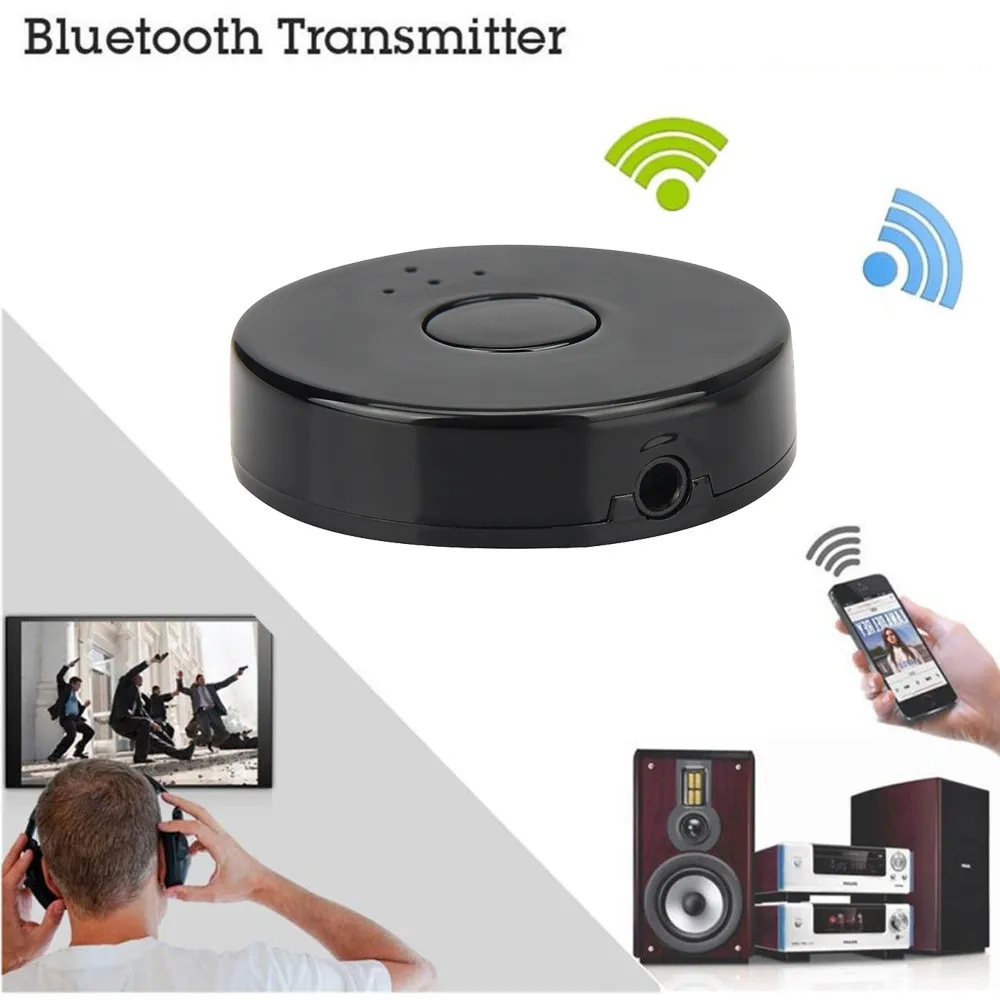 Многоточечная Беспроводной Bluetooth 4 0 передатчик стерео аудио Музыка адаптер l922