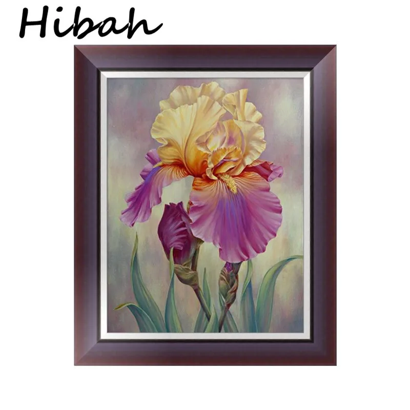 New Zealand Embroidery Cross Russian Flower Poppy 30*40 Diy Diamond Painting Mosaic Pattern Rhinestone | Дом и сад