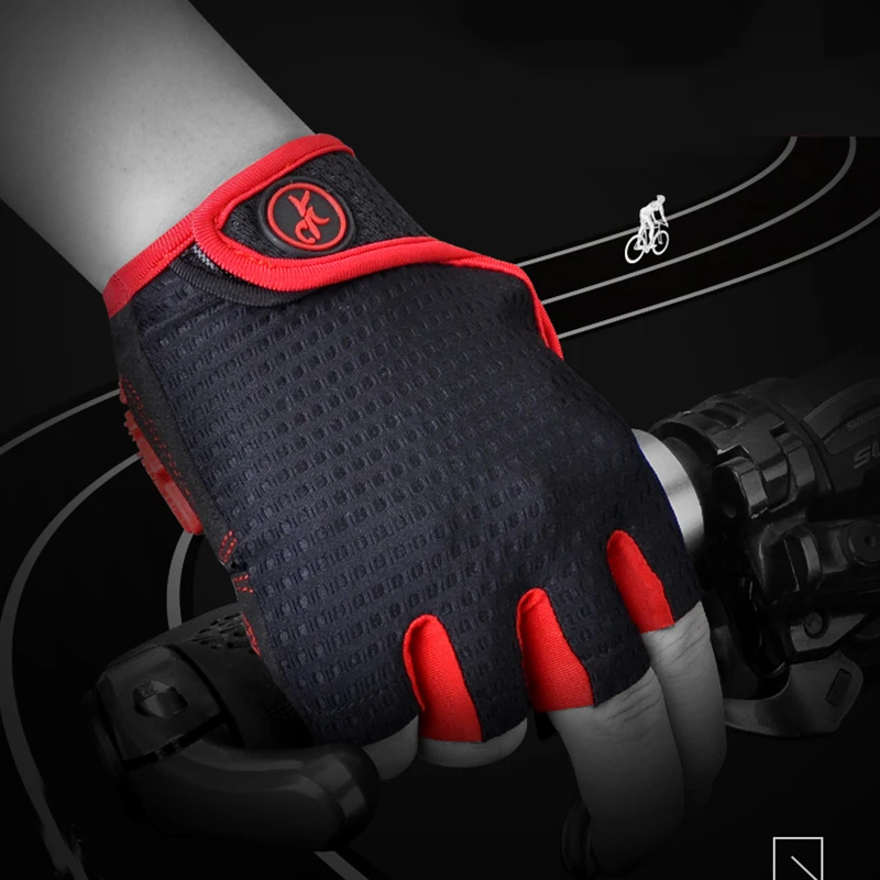 

New Design Summer Breathable Shockproof Wear-resistant Half Finger Moutain Bike Cycling Gloves For Woman And Man