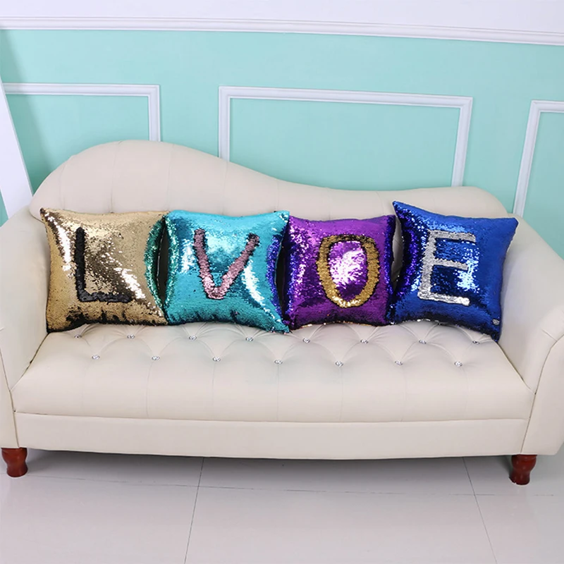 40х40см подушки с блёстками для дивана и в автомобиль дома|chair cushion|sequin pillowcushion sofa |