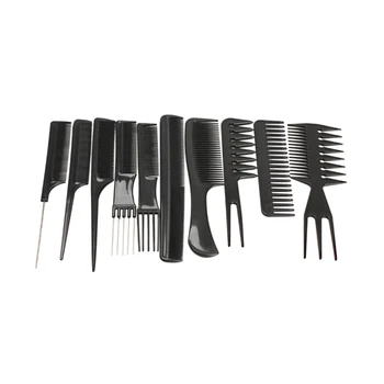 

10pcs /Set Professional Comb Make Up Comb Hair Combs Anti-static Hairbrush MH88