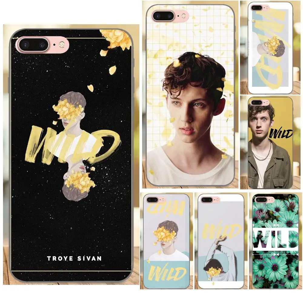 Troye Sivan Wild Lyrics Lockscreen для Apple iPhone 4 4S 5 5S SE 6 6S 7 8 Plus X XS Max XR Мягкий ТПУ