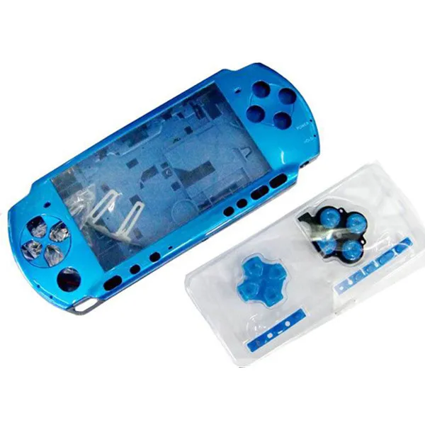 Blue Full Housing Shell Faceplate Case Repair Replacement for Sony PSP