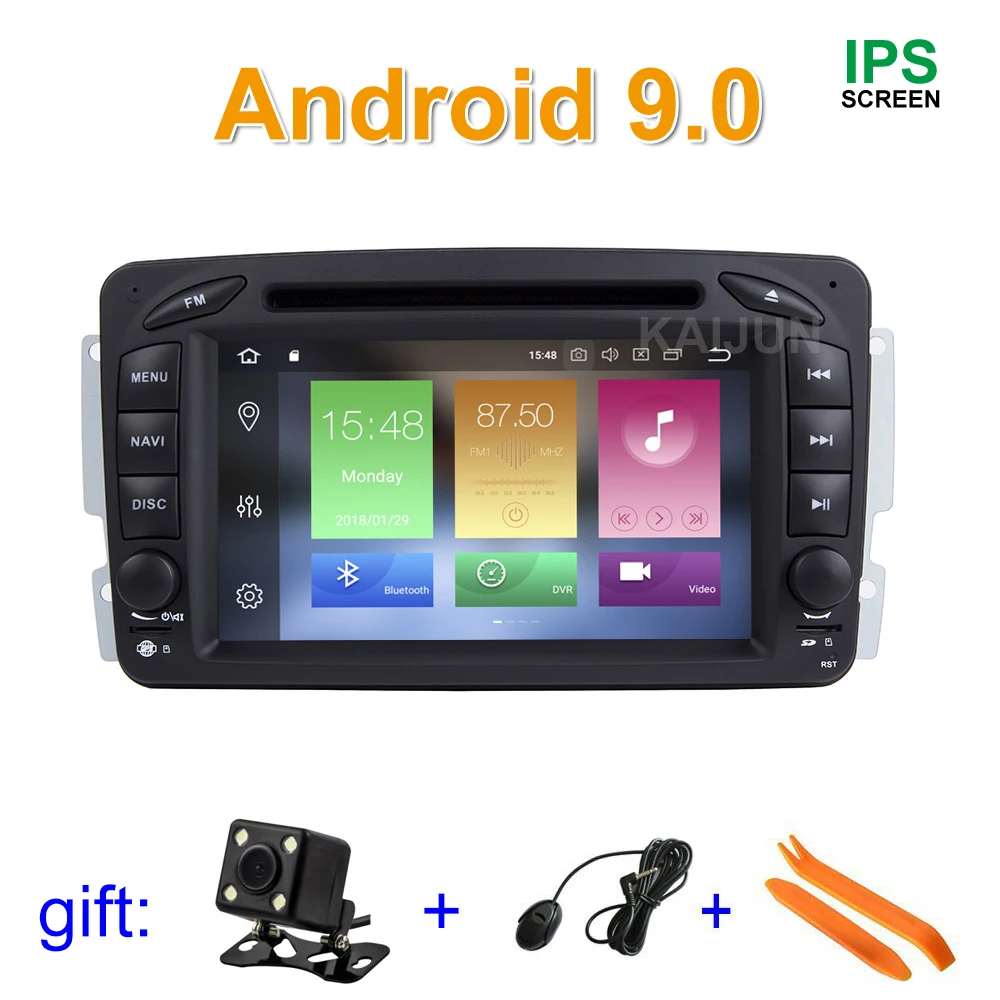 

Octa core Android 9 Car DVD Player Radio Stereo audio media GPS for Mercedes Benz CLK W209 W203 W463 W208